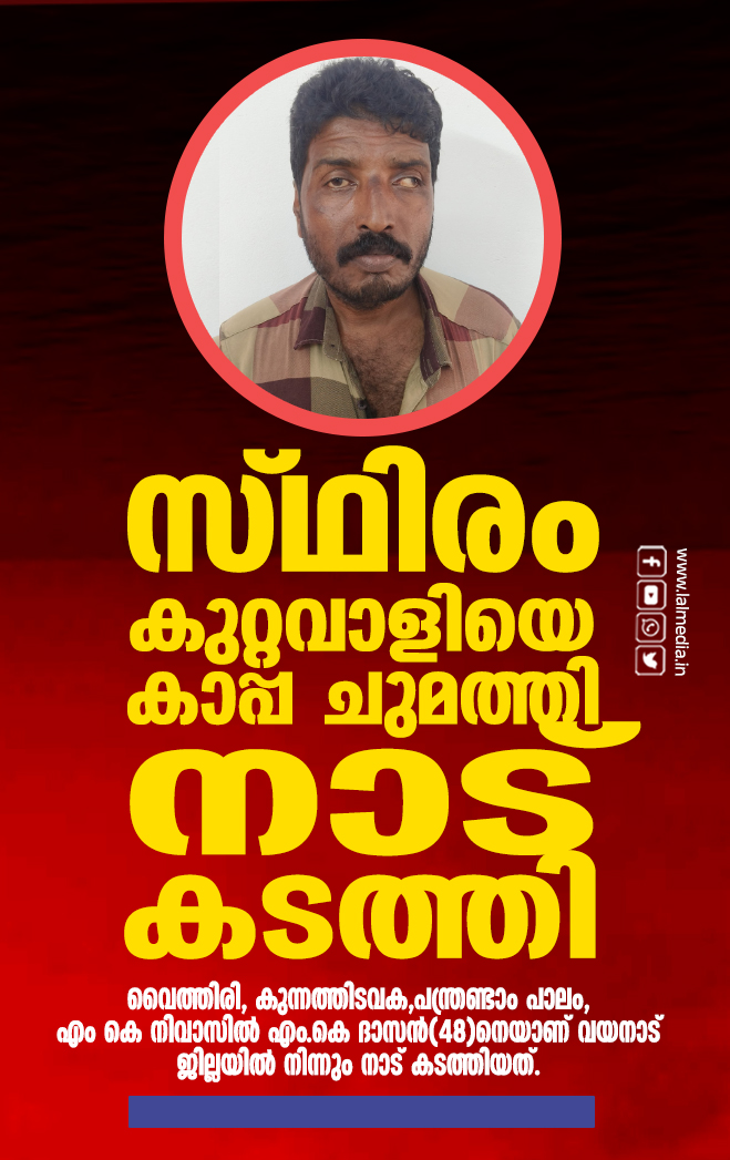 കാപ്പ ചുമത്തി നാടുകടത്തി